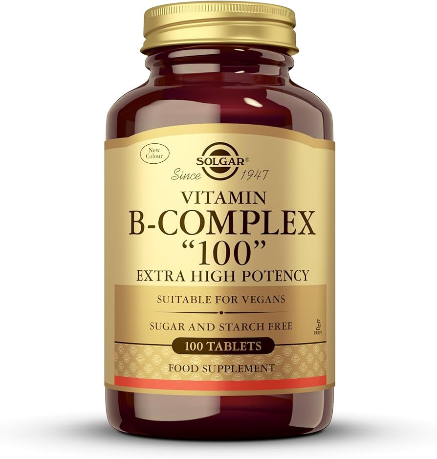 Solgar Vitamin B-Complex "100" Extra High Potency Vegetable Capsules - Pack of 100 - Supports Men... | Amazon (UK)
