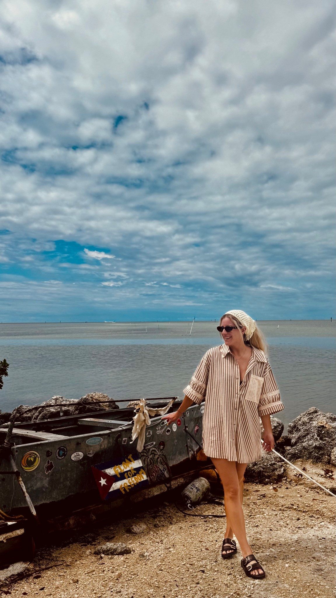 a very boho beach look from freepeople, i love the lace details of the button up that tied really well with the head scarf 🤌🏻🤍

#LTKSeasonal #LTKStyleTip #LTKSwim