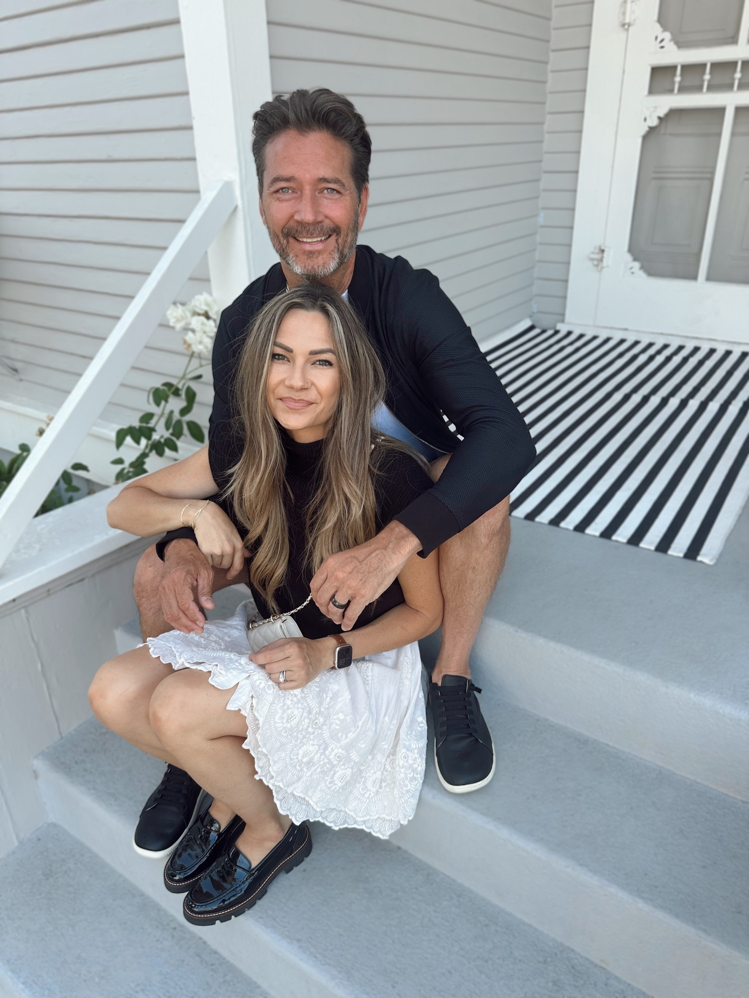 Black shoes for couples! 