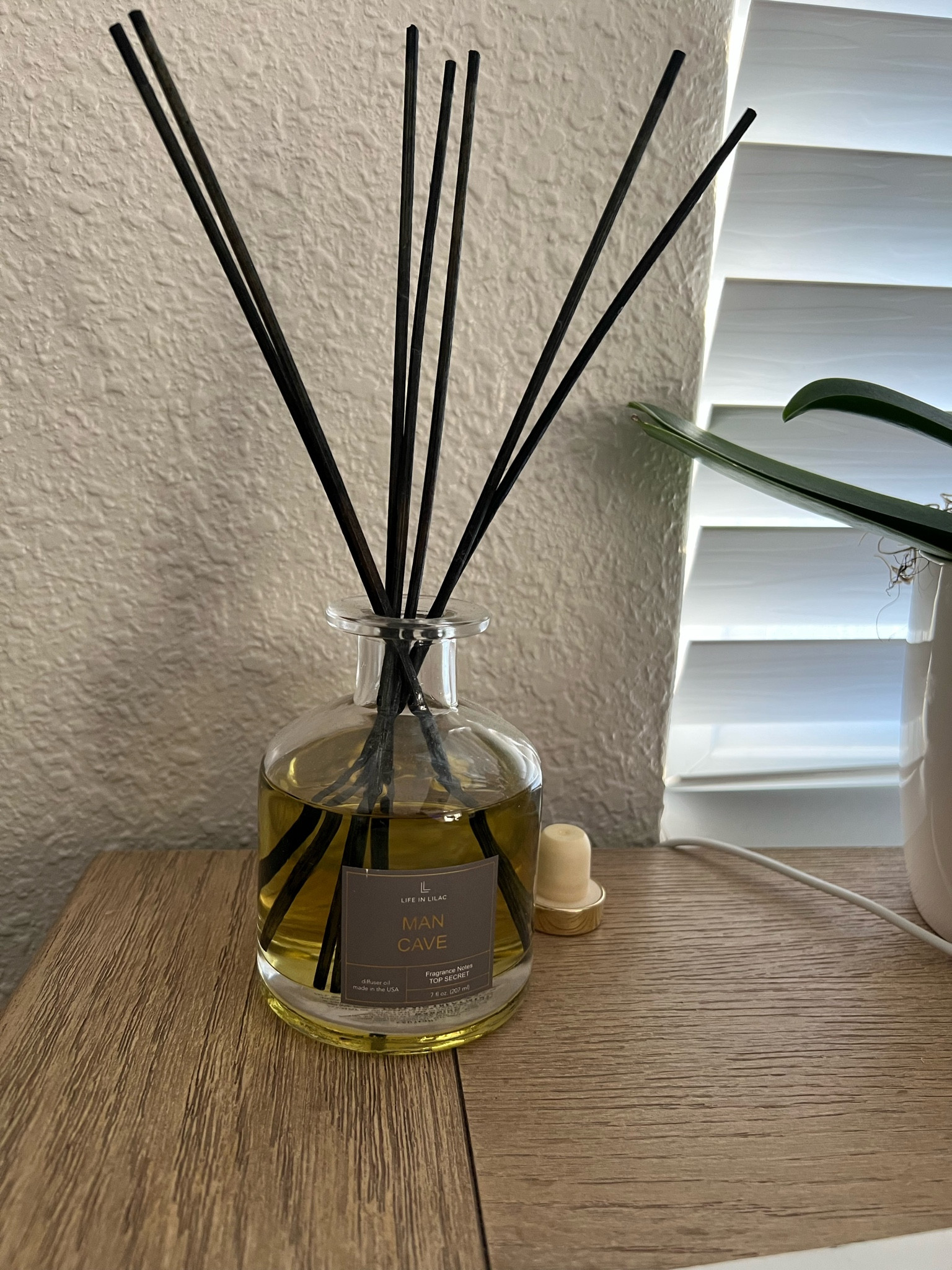 Life in lilac diffuser. 
Scent: man cave 

#LTKHome #LTKMostLoved