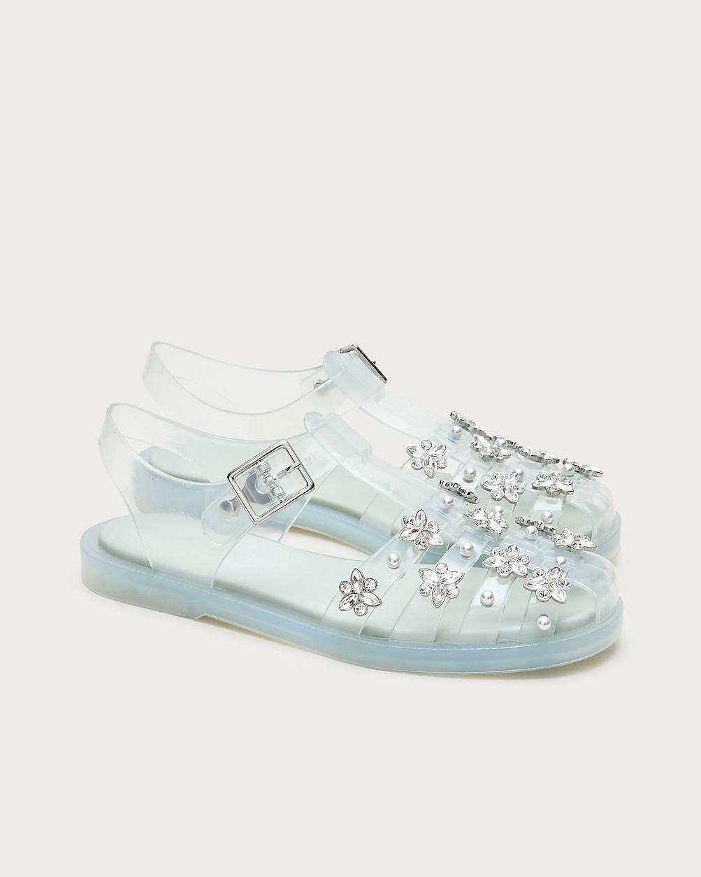 Embellished fisherman jelly sandals | J. Crew US