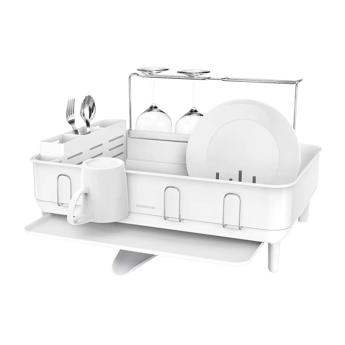 simplehuman Large Dishrack | The Container Store