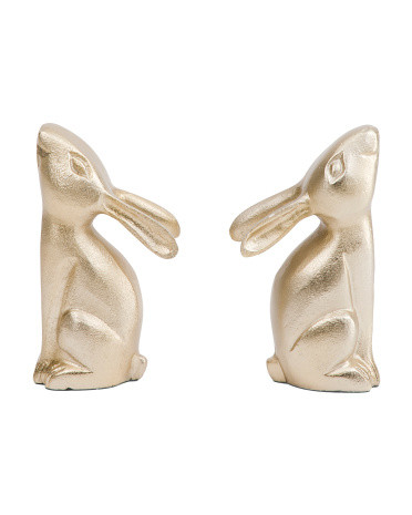 2pk 7in Bunny Bookends | TJ Maxx