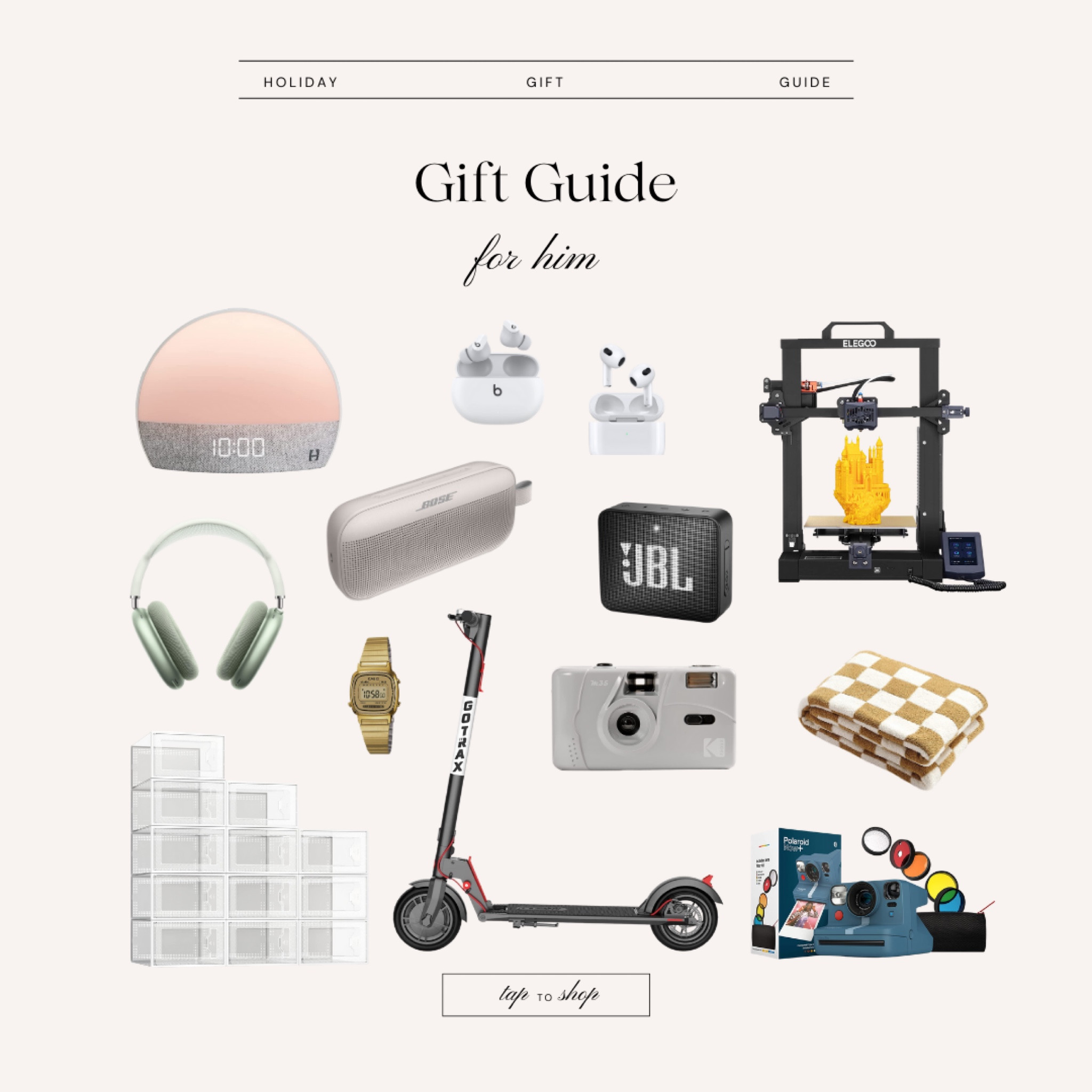 Christmas gifts for him, all from Amazon  

#LTKmens #LTKHoliday #LTKGiftGuide