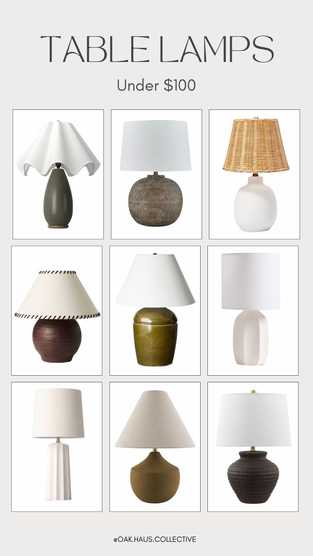 Table Lamps Under $100

#LTKFindsUnder100 #LTKHome