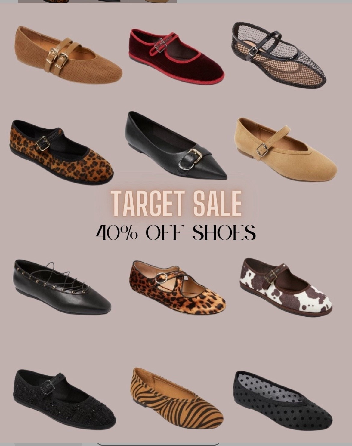 Today only! 

Target style
Ballet flats
Mary Jane flats


#LTKSaleAlert #LTKHoliday #LTKFindsUnder50