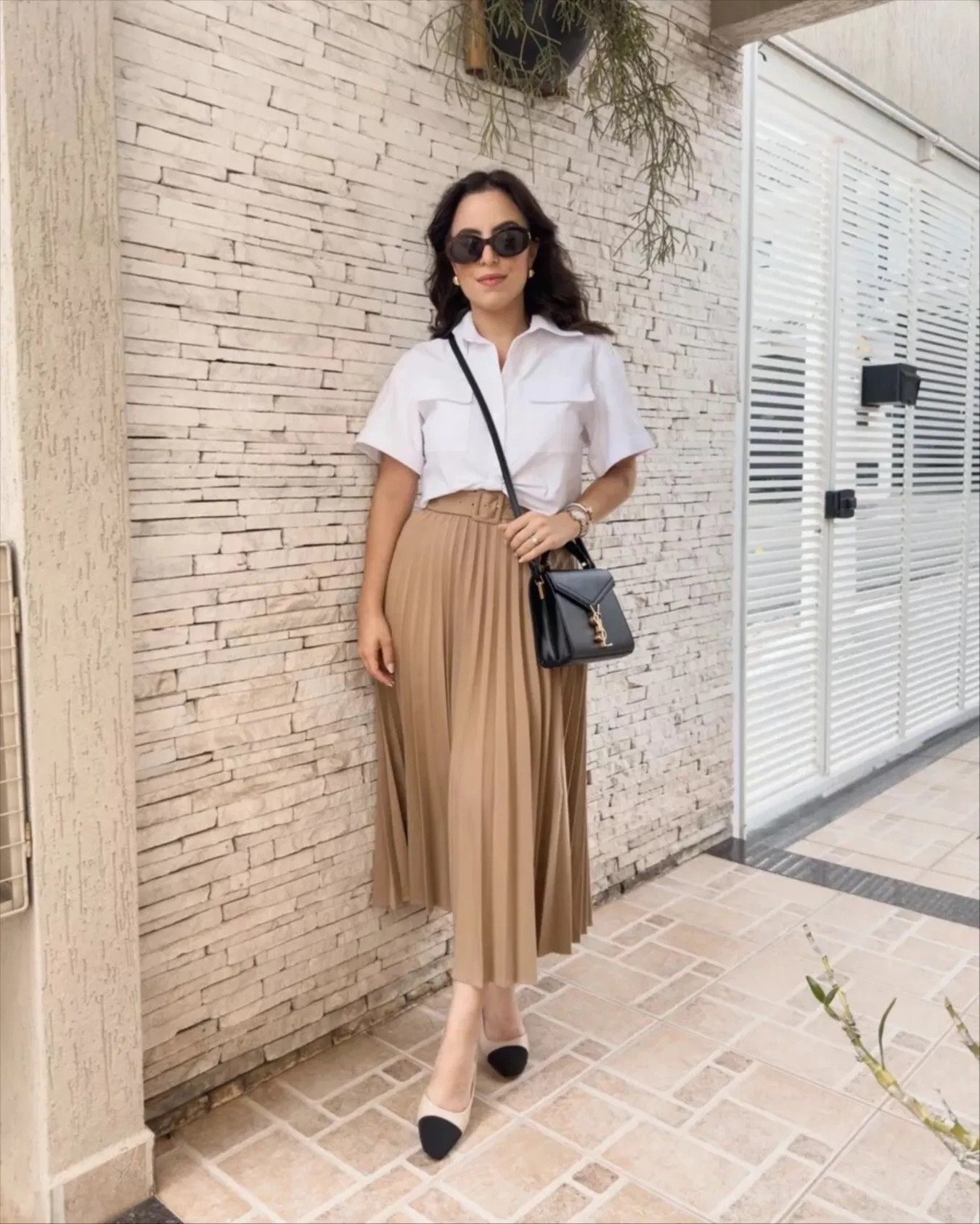 A pleated midi skirt and a crisp white shirt — this combo never misses. It's my go-to when I want to look put-together without actually trying, whether that's a day at the office or just running around town. Some pieces just never go out of style!

minimalist office look, timeless wardrobe staples, polished everyday style, elevated basics, quiet luxury outfit, old money aesthetic, petite fashion, classic style

#LTKootd #LTKPetite #LTKU