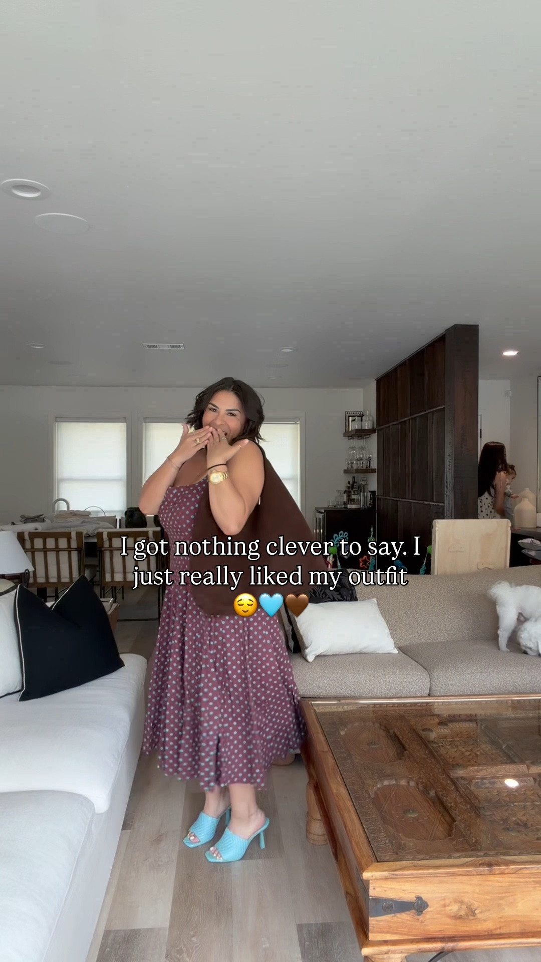 It was a moment 🤎🩵 name something better than feeling amazing in our own skin ✨

#LTKmomlife #LTKootd #LTKgrwm