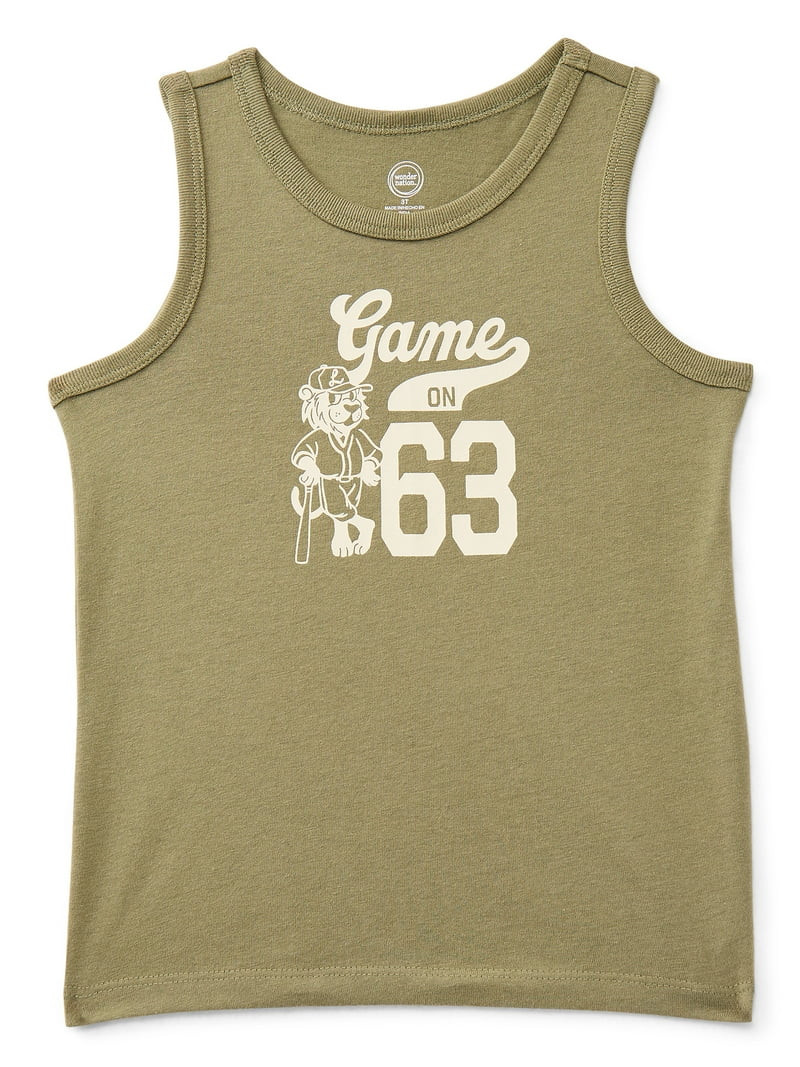 Wonder Nation Toddler Boys' Graphic Tank Top, Size 18M-5T | Walmart (US)