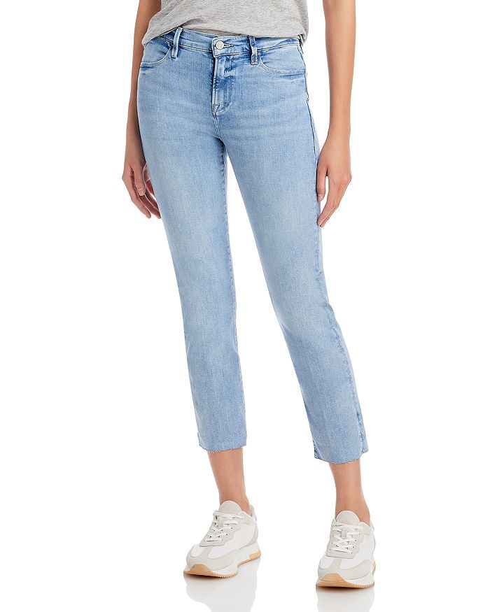 Le High Straight Leg Jeans in Aura | Bloomingdale's (US)