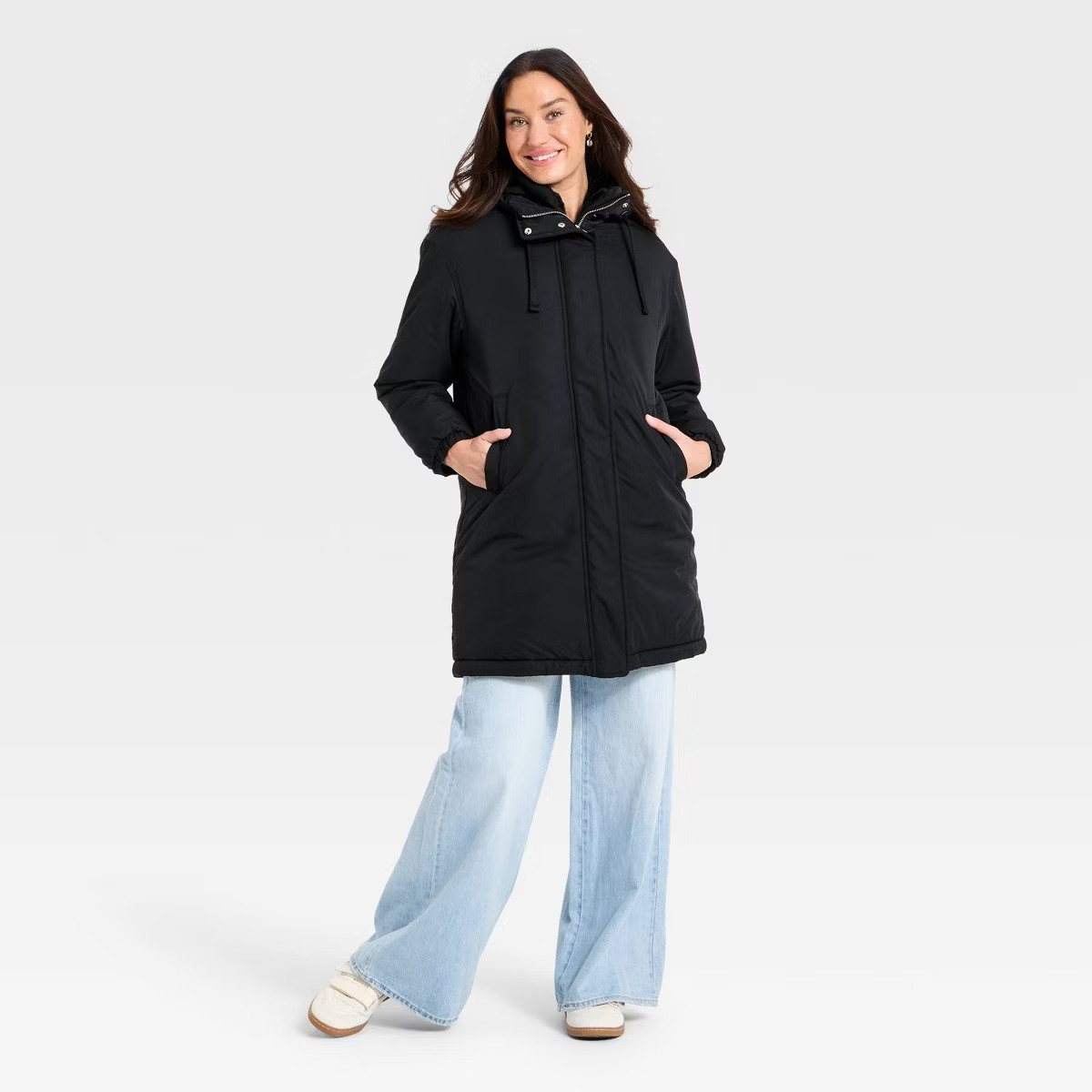 Women's Parka Jacket - Universal Thread™ Black M | Target