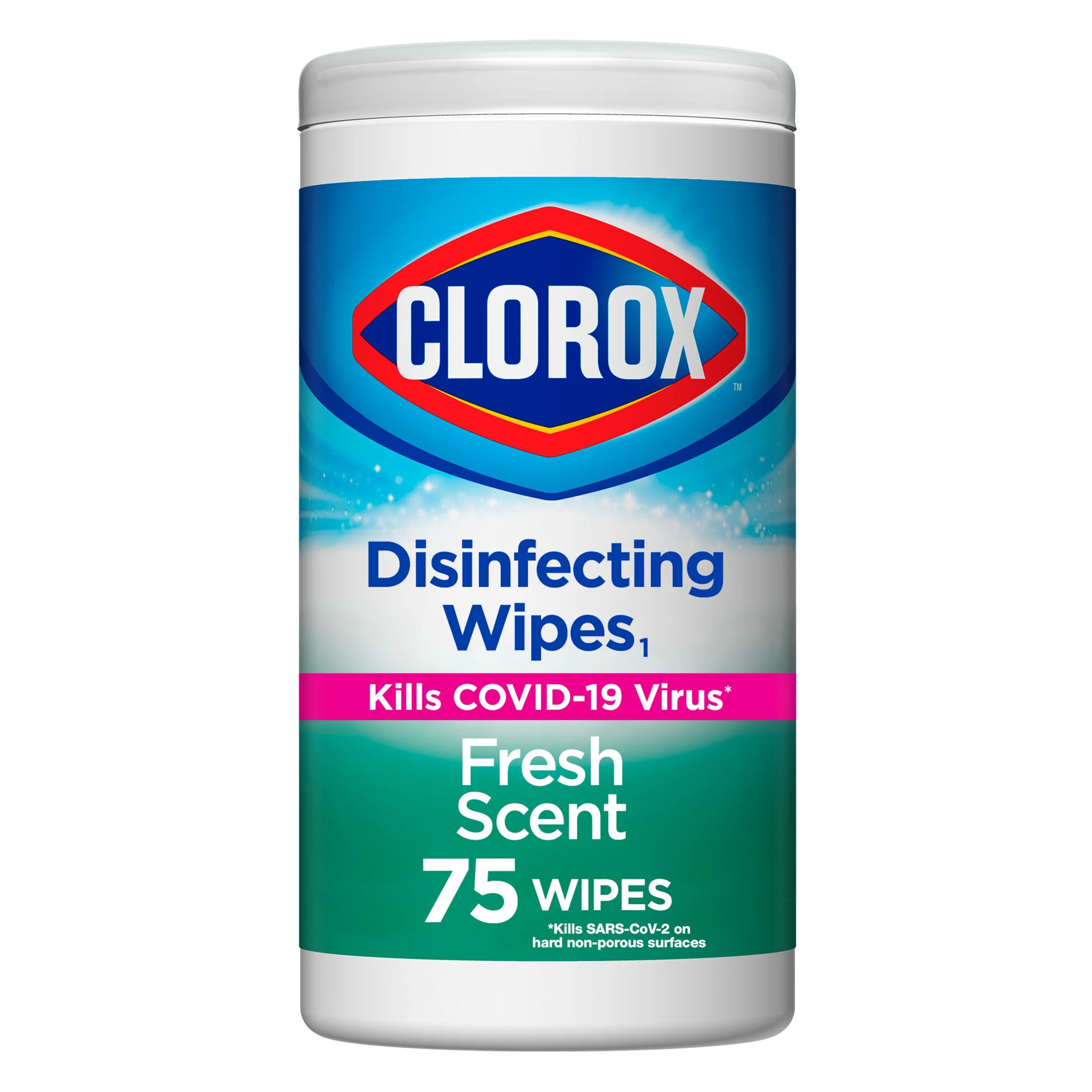 Clorox Disinfecting Wipes, Bleach Free Cleaning Wipes - Fresh Scent, 75 ct | Walmart (US)