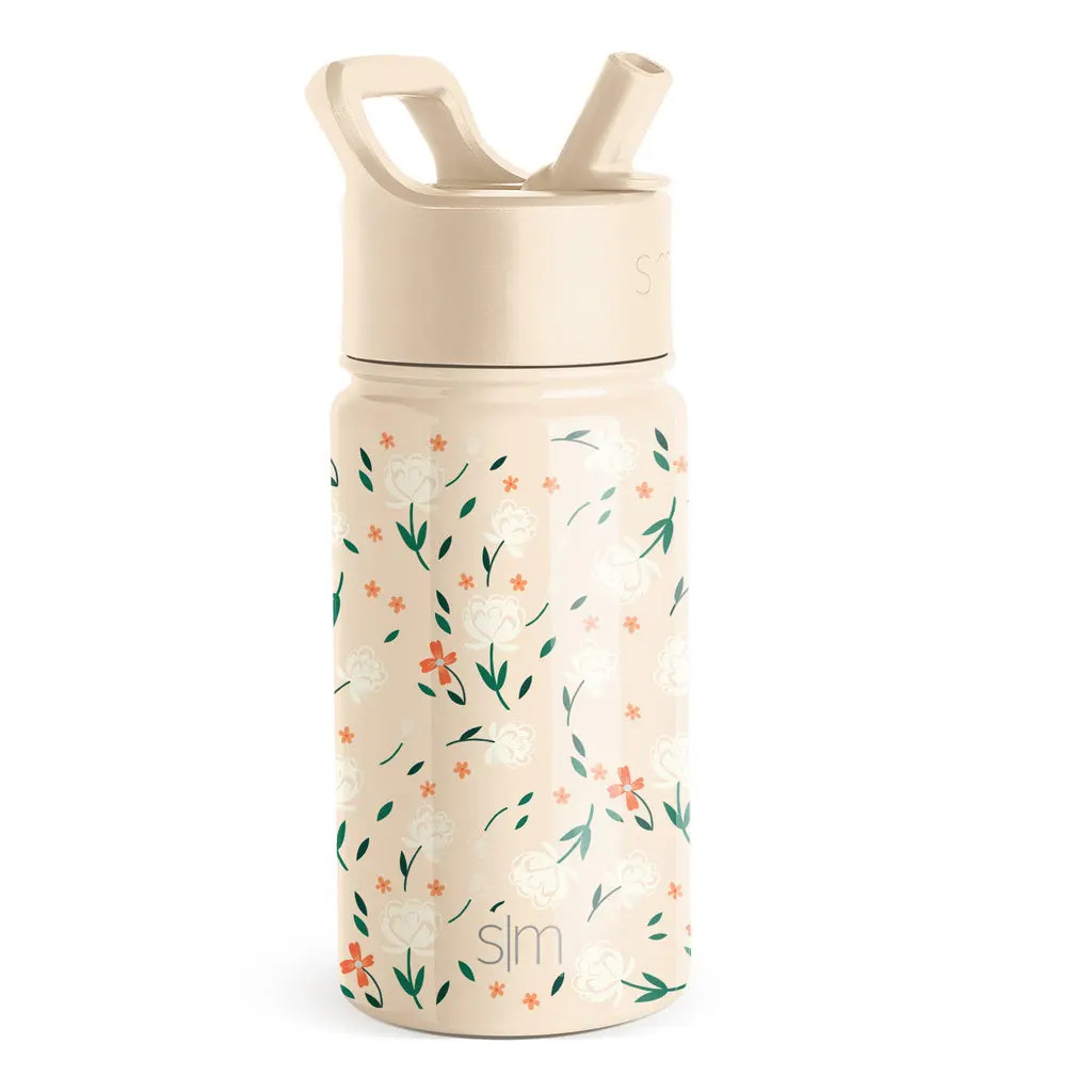 Summit Kids Water Bottle with Straw Lid | Simple Modern