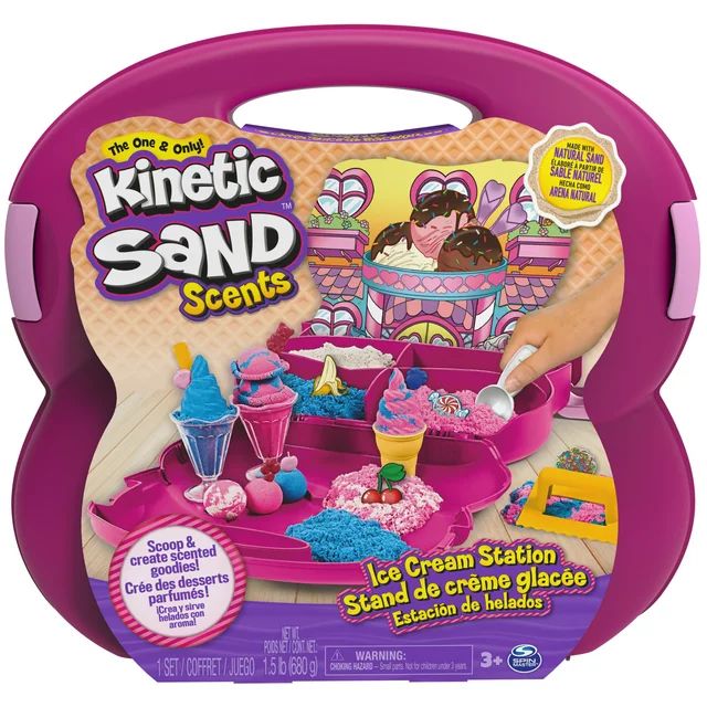 Kinetic Sand Scents, Ice Cream Station Playset - Walmart.com | Walmart (US)