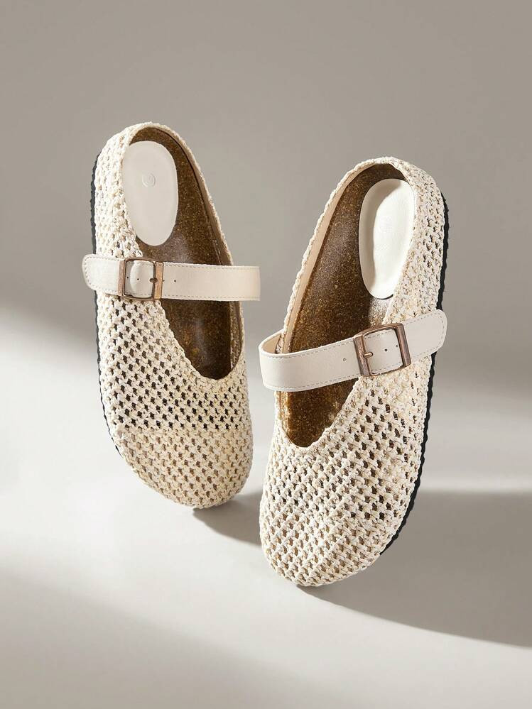 Women's Slip-On Thick Soled Mule Loafers, Casual Spring/Autumn Shoes For Christmas | SHEIN