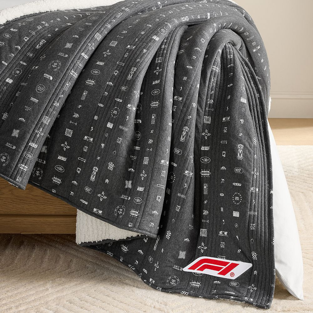 Formula 1\u00ae Bed Blanket | Pottery Barn Teen