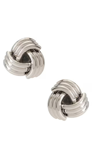 Clover Earrings in Silver | Revolve Clothing (Global)