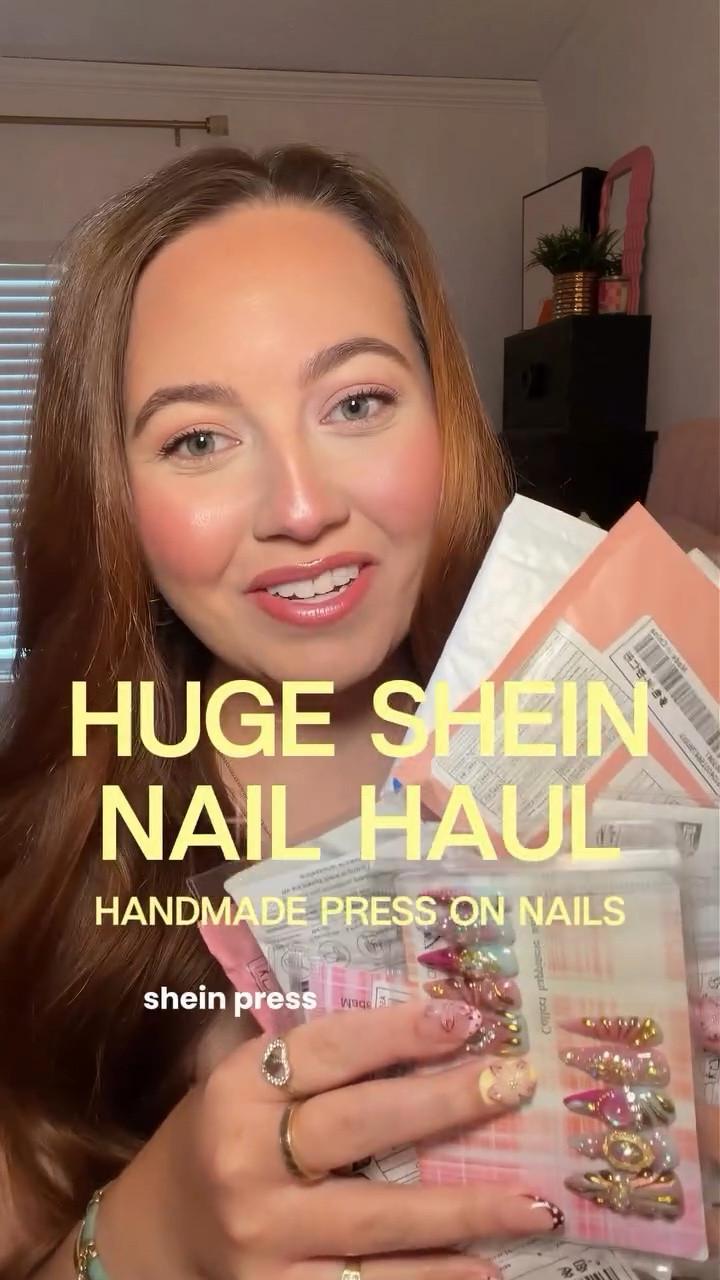 Part 1 of my biggest SHEIN handmade press on nail order yet! Type the item code in the SHEIN search bar to pull up the exact I have 💗💅🏻✨ #sheinhaul #sheinpressonnails #sheinfinds #handmadepressonnails #acrylicnails

#LTKBeauty #LTKgrwm #LTKselfcare