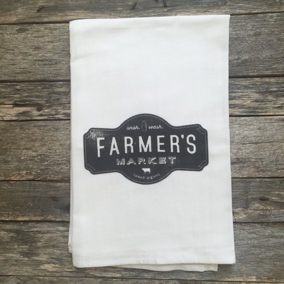 Farmer's Market Tea Towel | Etsy (US)