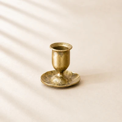 Antique Inspired Iron Taper Candle Holder | luxe bCO