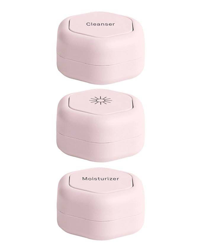 Cadence Travel Containers - Skincare Set - Magnetic Travel Capsules - For Facial Cleanser, Moistu... | Amazon (US)