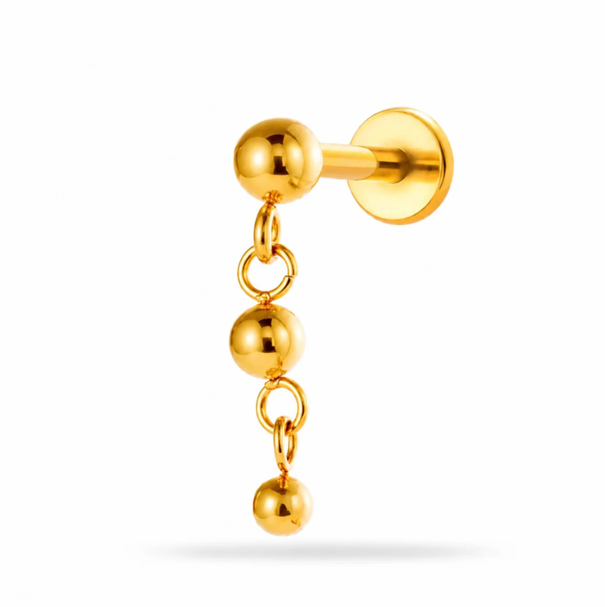 Triple Bead Dangle | Pierced by Ash Design