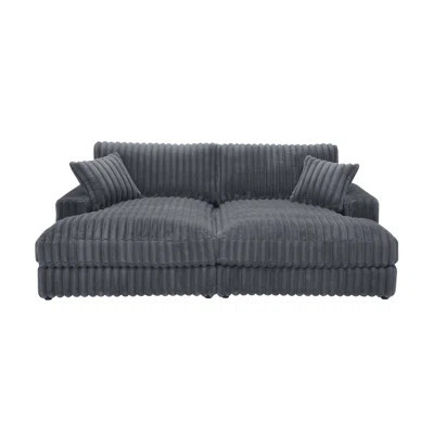 Corduroy Double Chaise Sofa | Wayfair North America