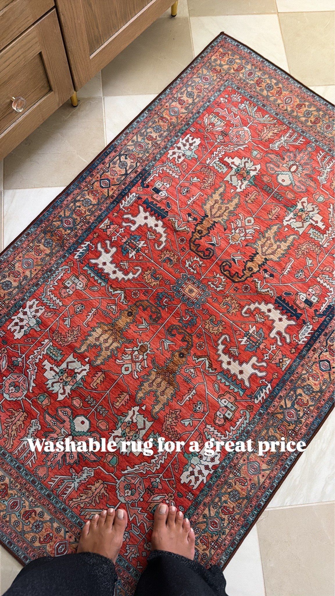 Love the colors in this new rug!

#LTKHome #LTKSaleAlert