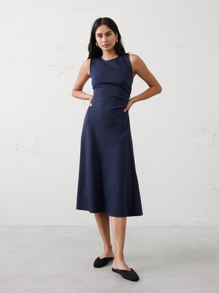 Soft Touch Midi Dress | Banana Republic Factory