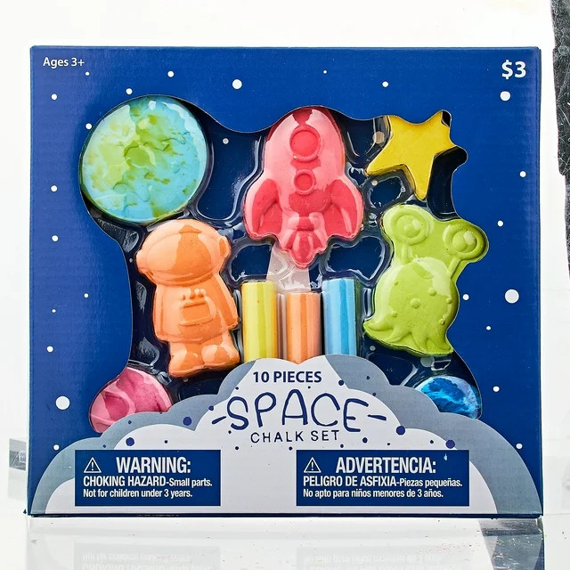 Easter Multicolor Space Chalk Set, 10 Pieces, by Way To Celebrate | Walmart (US)