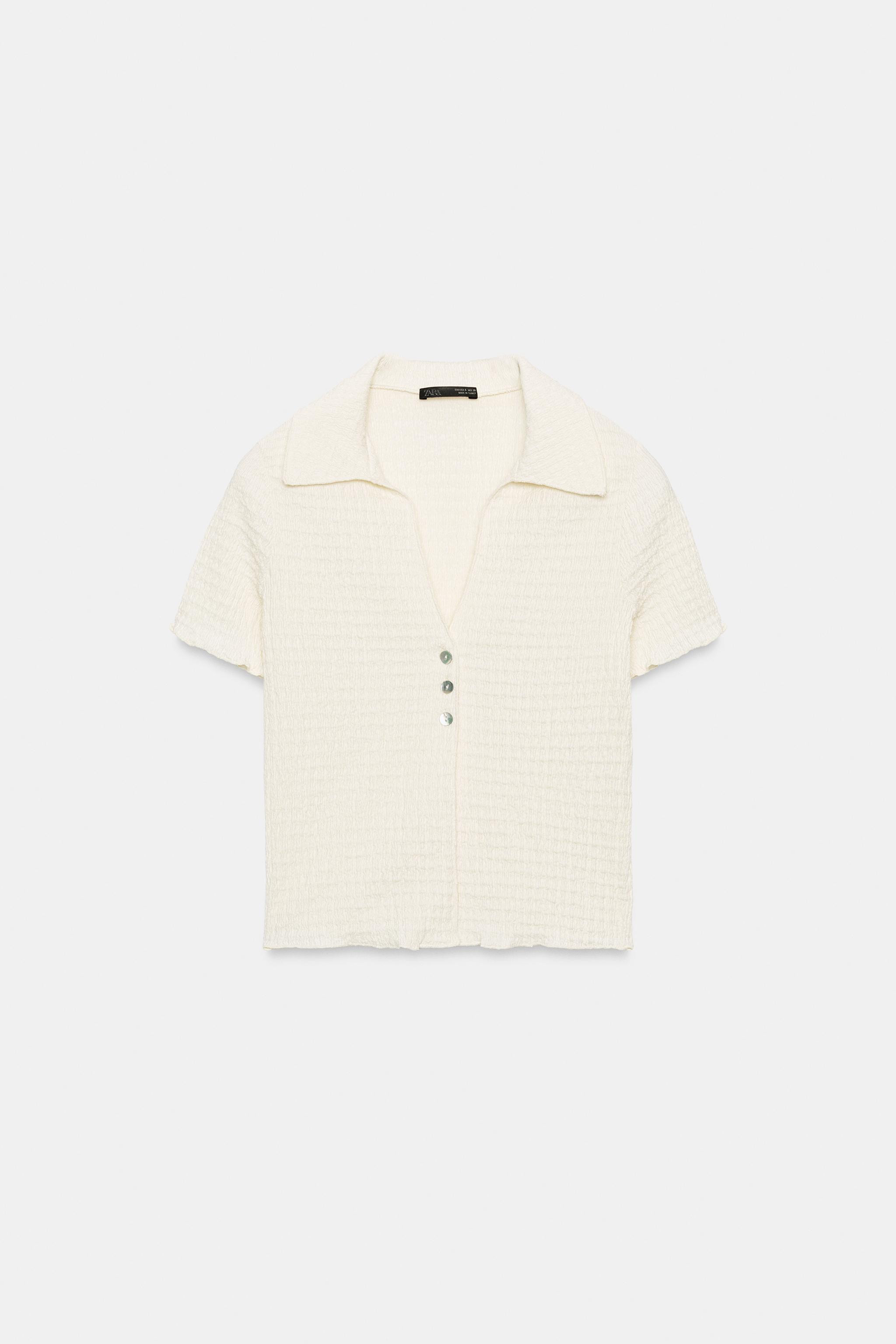 CROPPED TEXTURED JACKET | Zara US