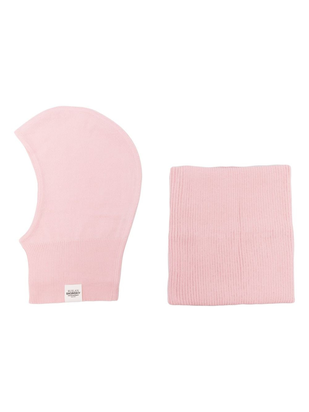 Ruslan Baginskiy knitted balaclava - Pink | Farfetch Global