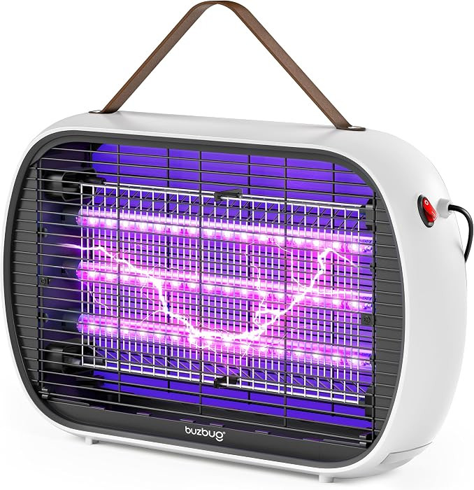 Buzbug Upgraded LED Bug Zapper Indoor, LED Bulbs Up to 50,000 Hours, 3 Lamps Sustainable Less Pow... | Amazon (US)