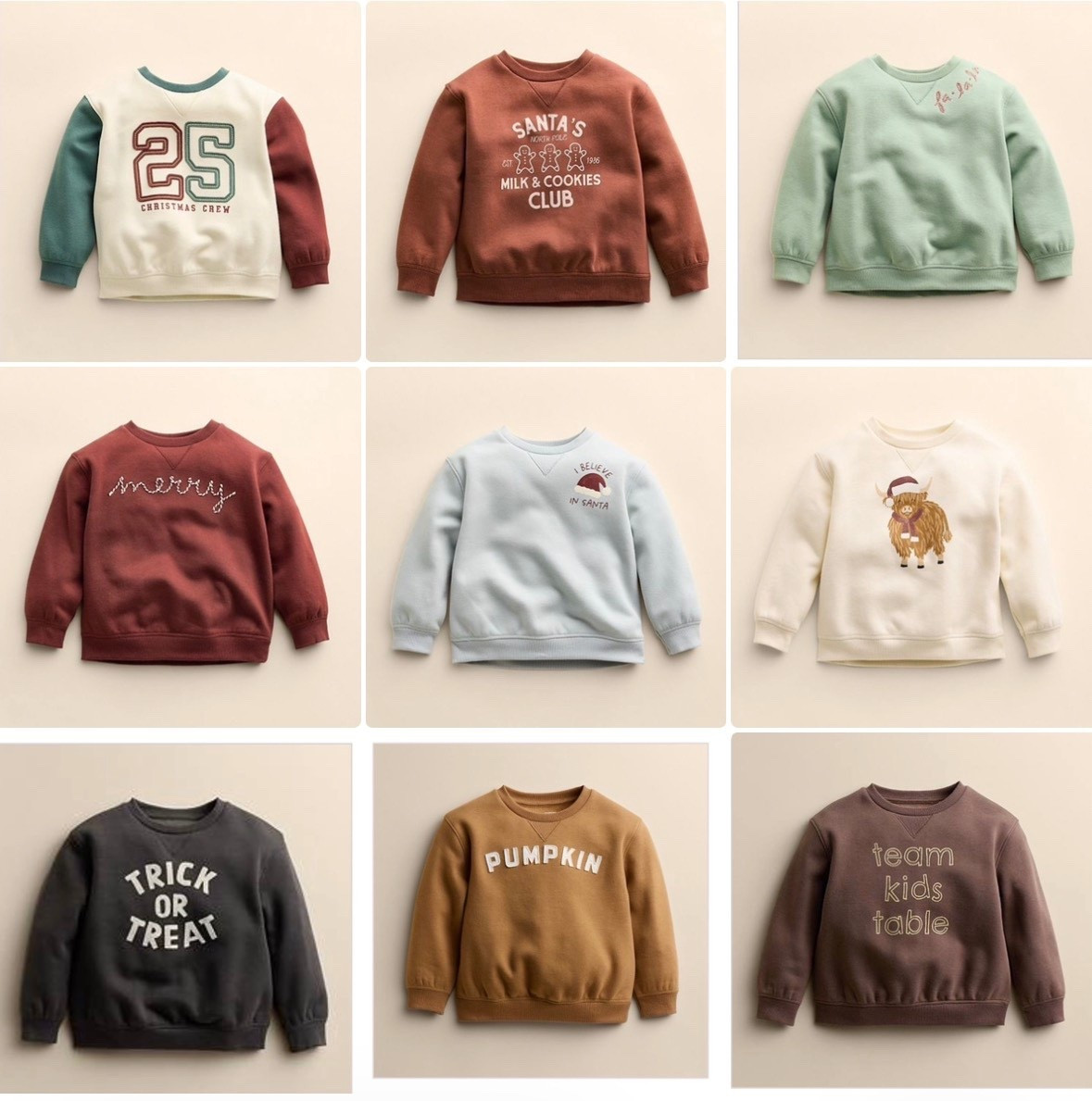 Ok I don’t know if anyone else is crazy like me and hoards when there is a good deal but if you don’t, this is the one to start!!
Favorite sweatshirts for babies, toddlers, and big kids down to $6 or less! A STEAL. ⬇️⬇️
Use code CATCH15OFF if you spend $100 or more with qualifying brands. 

#LTKSeasonal #LTKSaleAlert #LTKKids