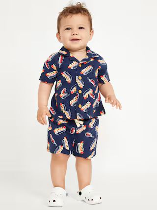 Printed Shirt and Shorts Set for Baby | Old Navy (US)