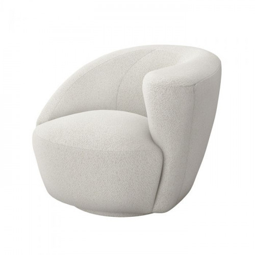 Interlude Home Carlisle Swivel Right Chair - Cameo | Gracious Style