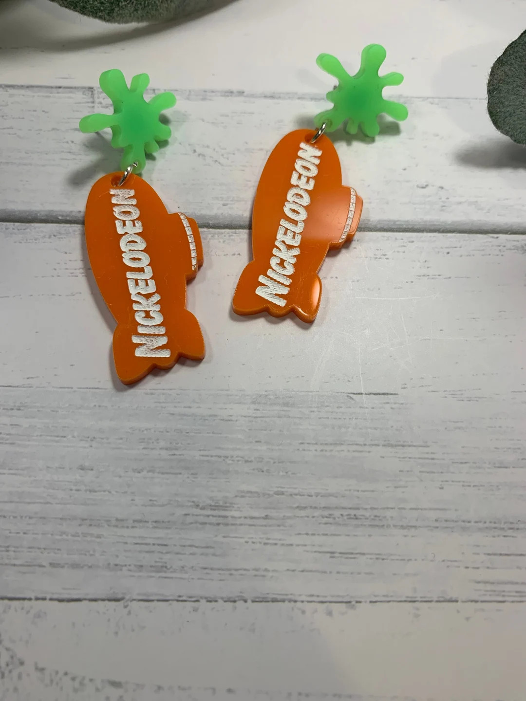 Nickelodeon Kids Choice Acrylic Dangle Earrings - Etsy | Etsy (US)