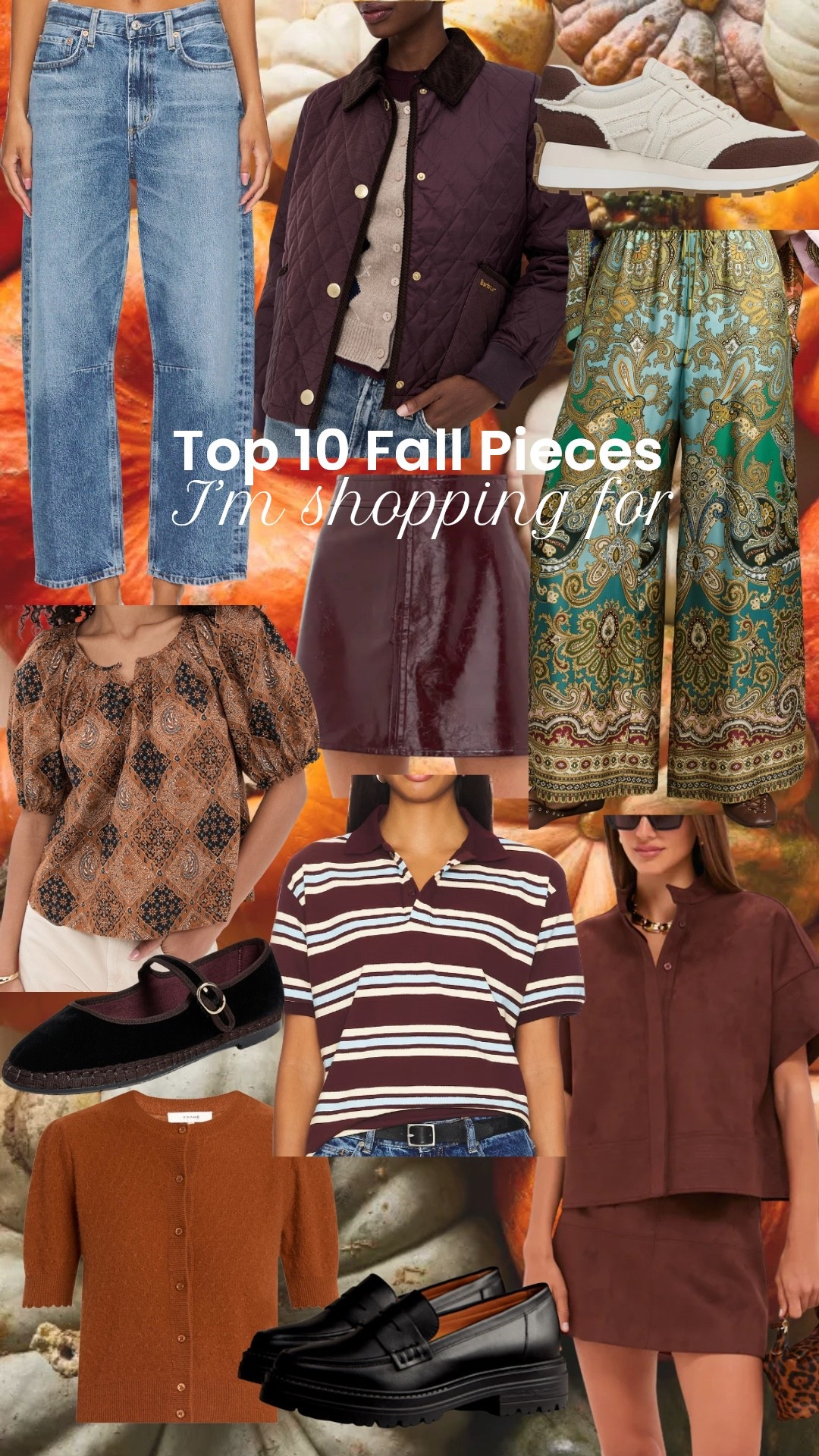 Top 10 Fall Pieces I’m shopping for! 
Wide leg jeans, mary jane flats, printed blouses, cropped cardigans, silky pants, cute minis, loafers, polo tops, runners, and quilted jackets!

#LTKStyleTip #LTKSeasonal #LTKShoeCrush