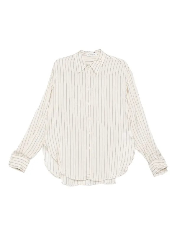 The Frankie Shop Striped Shirt | Neutrals | FARFETCH GE | Farfetch Global