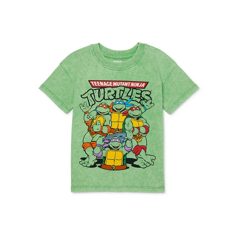 Teenage Mutant Ninja Turtles Toddler Boys Short Sleeve Crewneck T-Shirt, Sizes 12M-5T | Walmart (US)