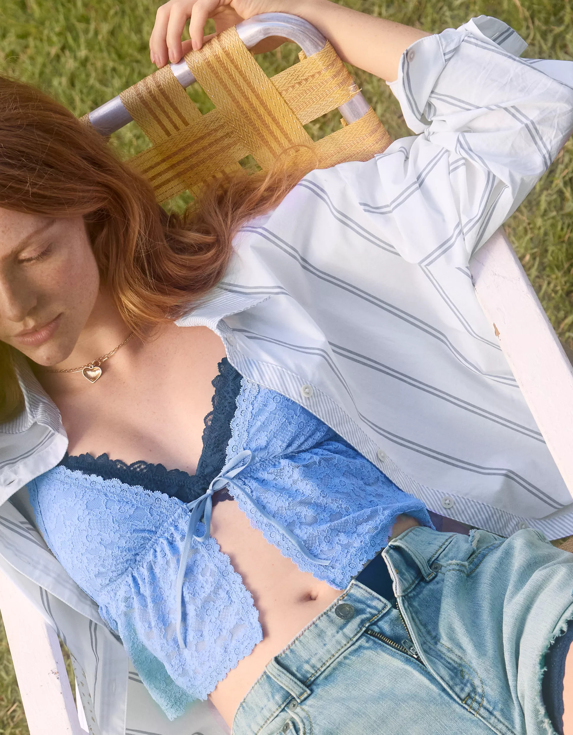 Aerie Good Day Cover Up Button Down Shirt | Aerie