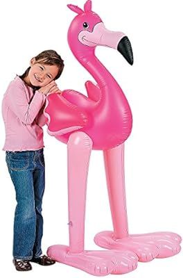 Fun Express 4.5' Giant Inflatable Pink Flamingo (Luau Party Tropical Decoration) | Amazon (US)