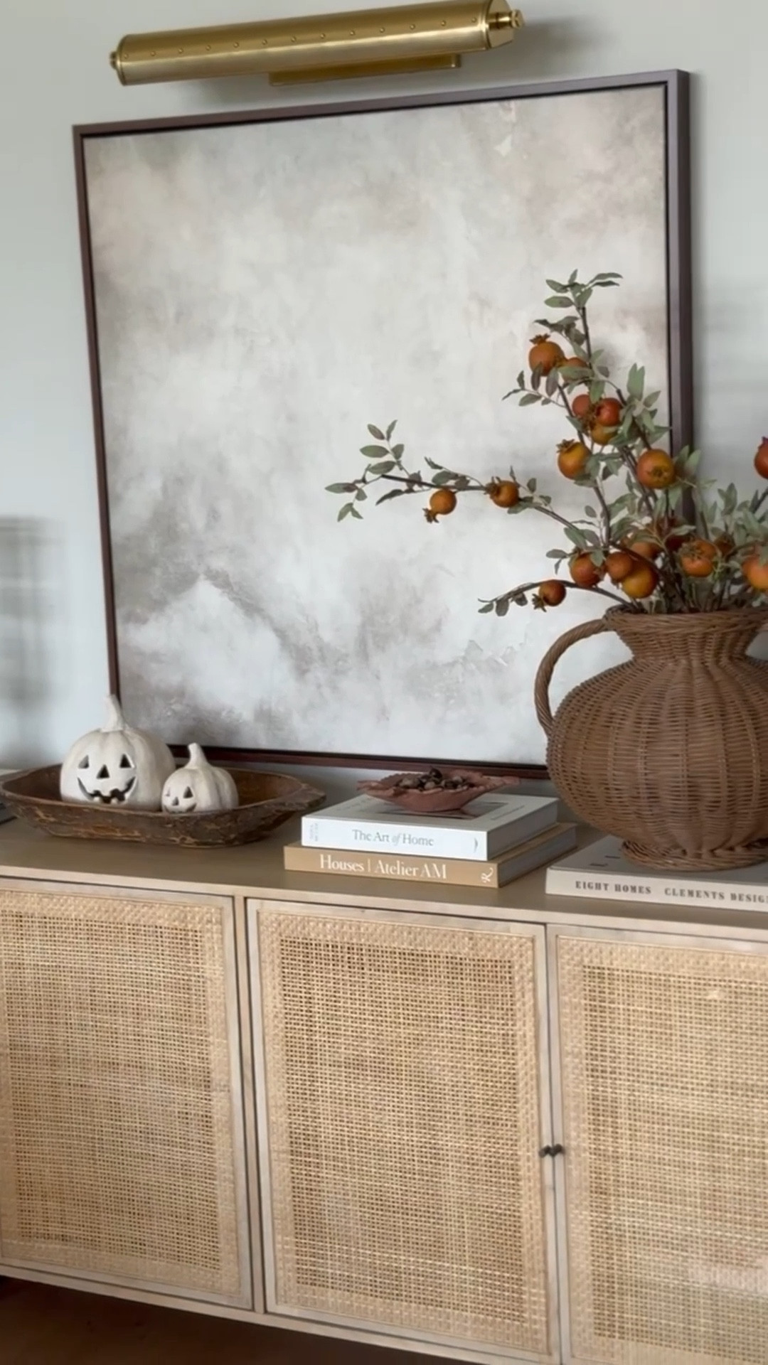 My sideboard got a little refresh for the fall! I grabbed these faux pomegranate stems from Afloral and the pop of color and wispy look of these branches were the perfect addition to my sideboard. Use code LASTCALL for 25% off these stems. Sale ends TODAY!!

#LTKSaleAlert #LTKStyleTip #LTKHome