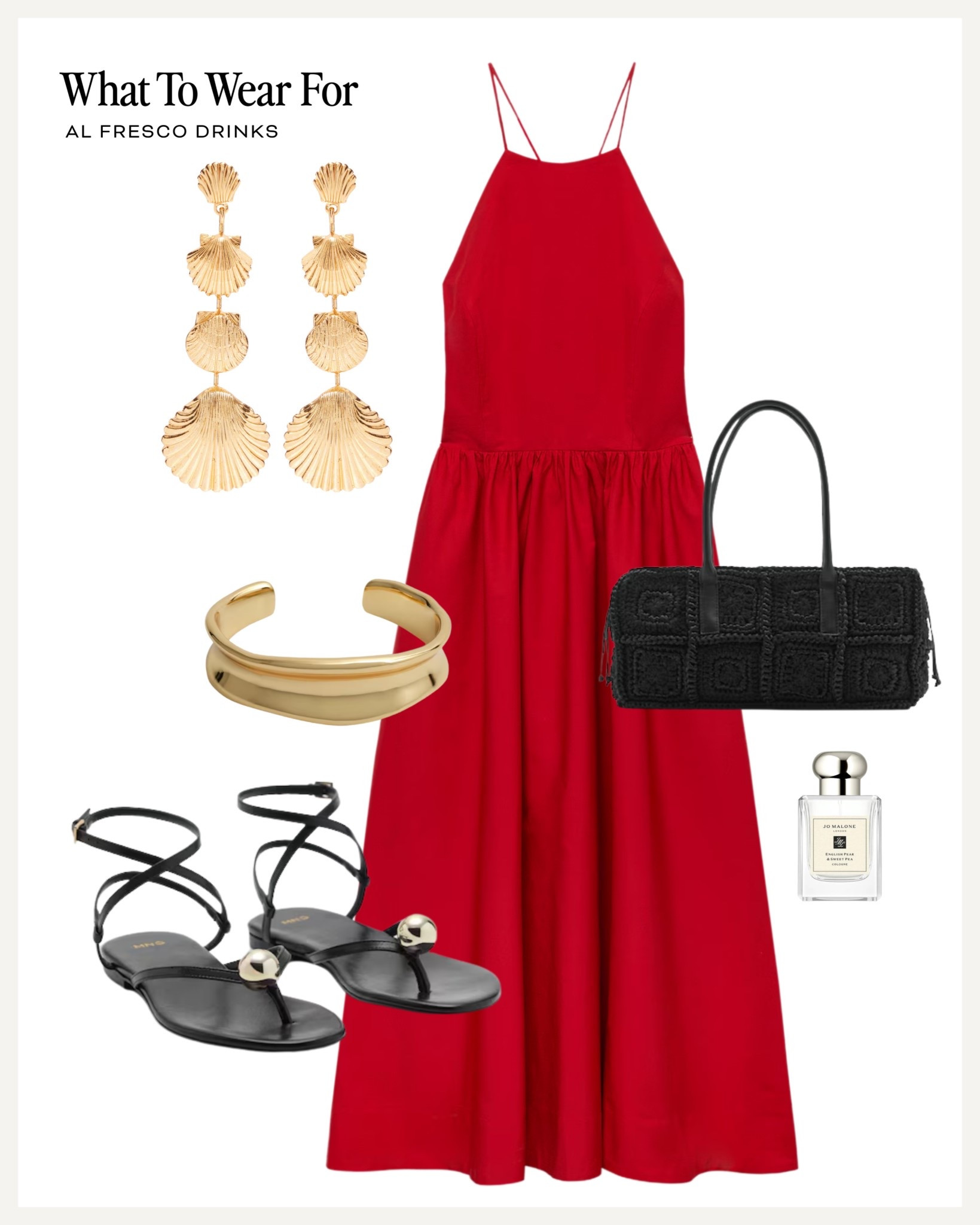 Al fresco drinks 🍷

Red midi dress / mango fashion / summer style / black sandals / crochet bag 

#LTKsummer #LTKstyletip #LTKuk