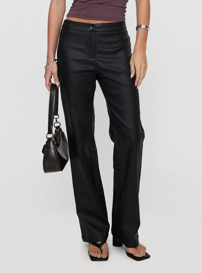 Play The Tapes Pants Black | Princess Polly US