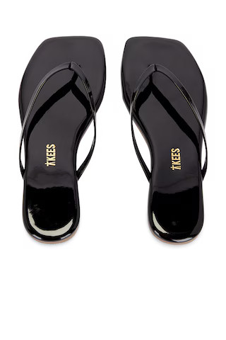 TKEES Square Toe Lily Sandal in Licorice from Revolve.com | Revolve Clothing (Global)