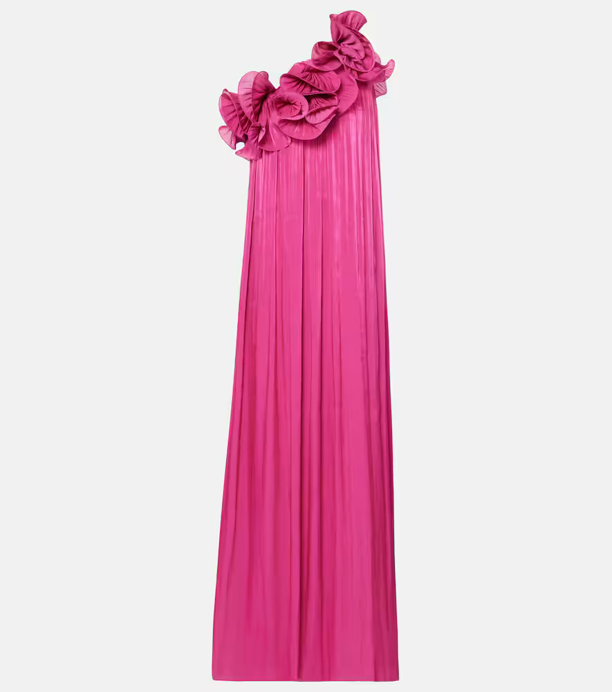 Costarellos Charmain ruffled georgette gown | Mytheresa (US/CA)