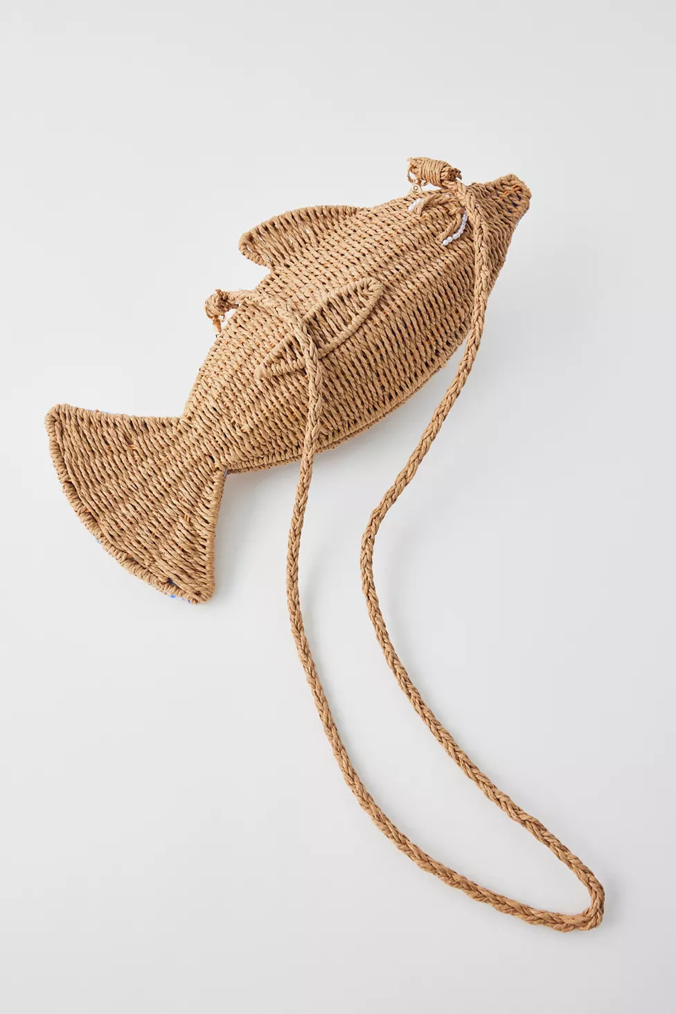 Kimchi Blue Fish Woven Straw Baguette Bag | Urban Outfitters (US and RoW)