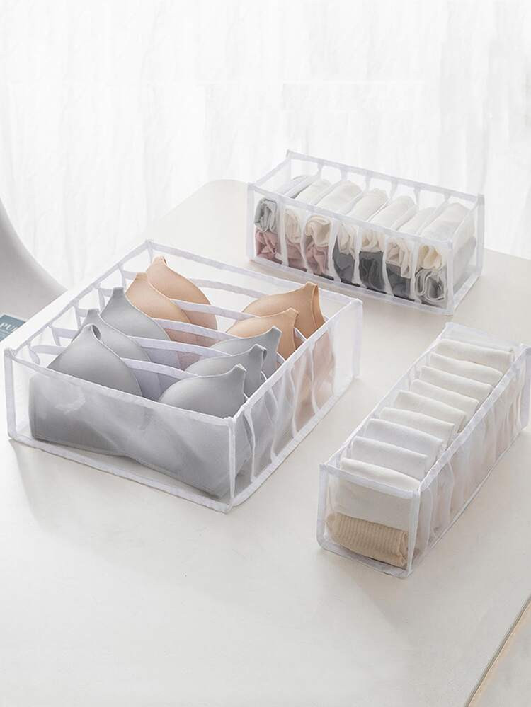 3pcs Underwear Storage Box | SHEIN