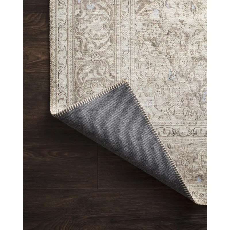 Argus Machine Woven / Power Loomed Performance Raul Sand/Taupe Rug | Wayfair North America